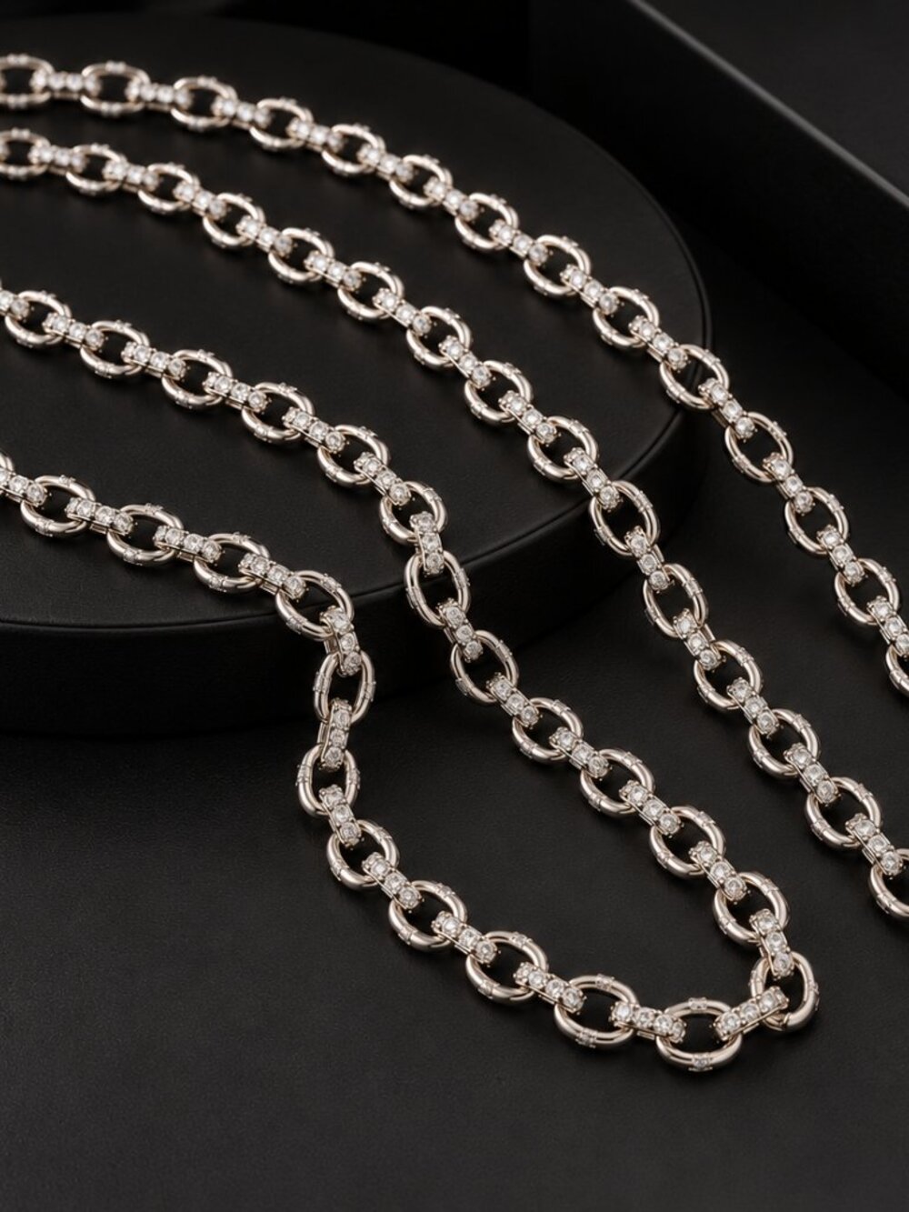 47 Inch Silver Replacement Crossbody Chain for Purse